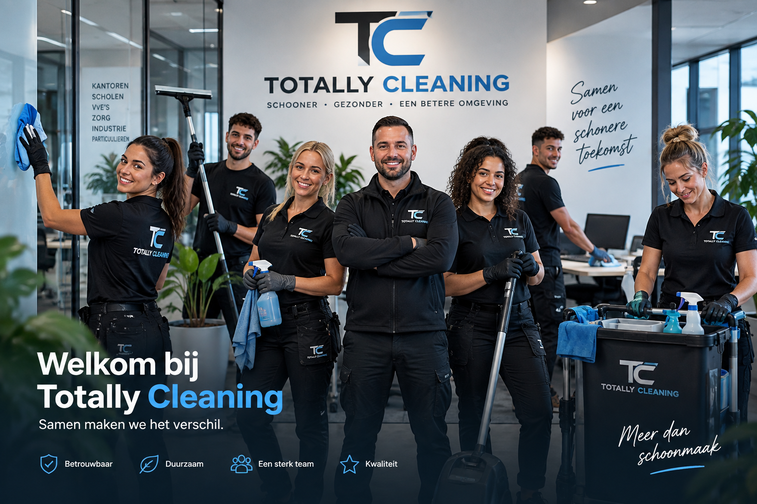 Totally Cleaning team